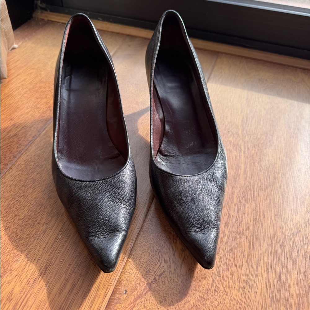 Gucci Black Leather Heels